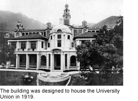 The building was designed to house the University Union in 1919.