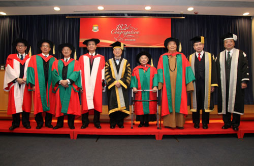 Strong links to HKU recognised in conferment of Honorary Degrees