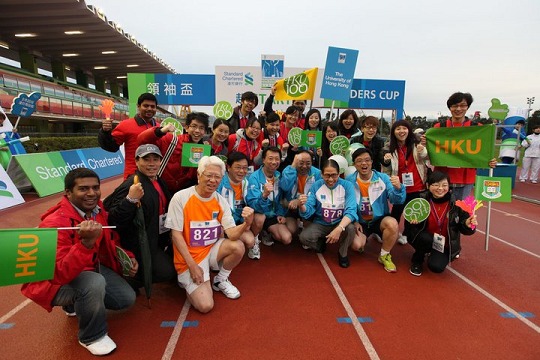Winning all the way with the record-breaking HKU Centenary Marathon Team